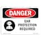 Signmission OSHA Danger Sign, Ear Protection Required, 24in X 18in Decal, 24" W, 18" H, Landscape OS-DS-D-1824-L-1188 - alternate 1